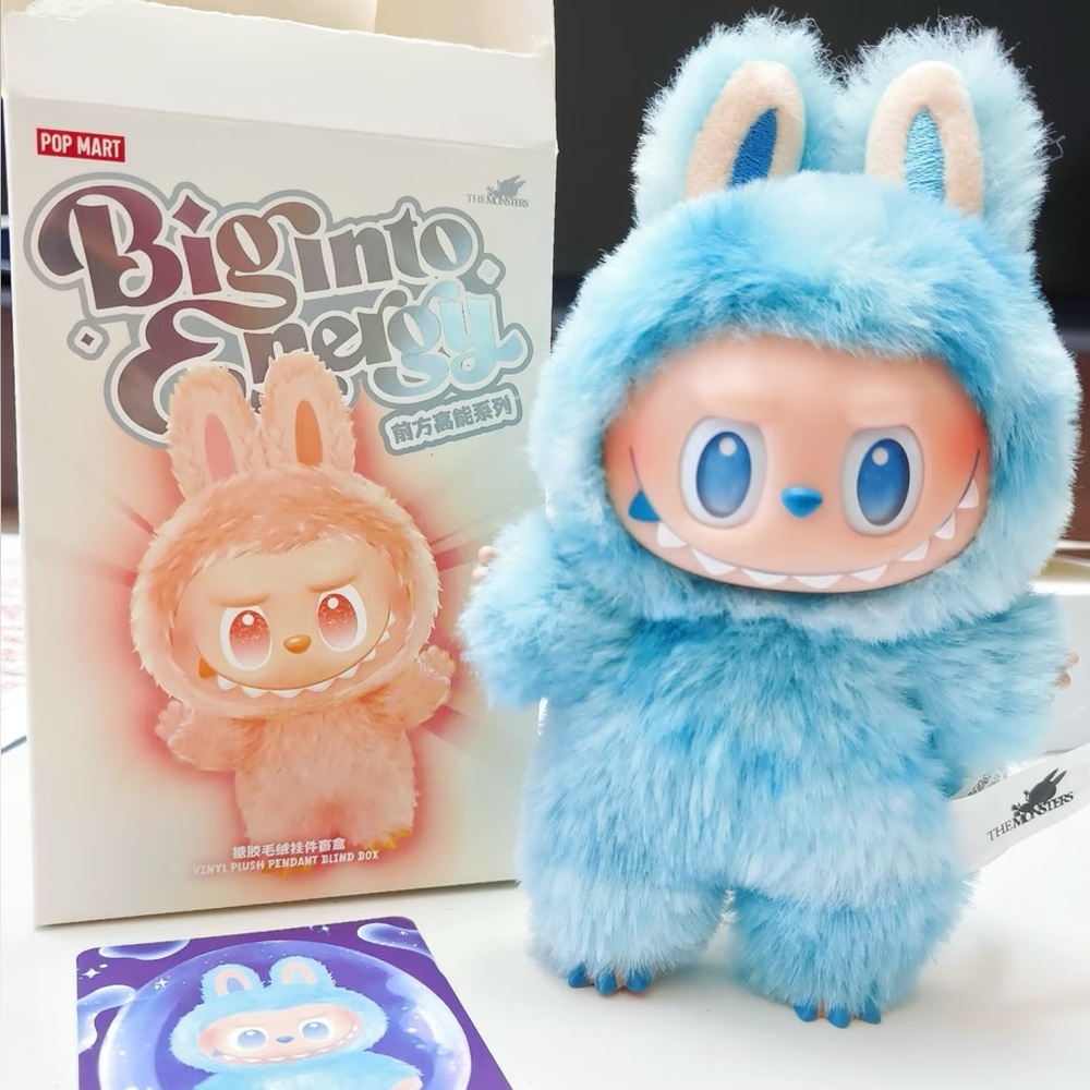 AUTHENTIC NEW Pop Mart LABUBU Big Into Energy Vinyl Plush Blind Box - Hope